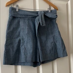 JCREW Women's Blue Tie-Waist Shorts